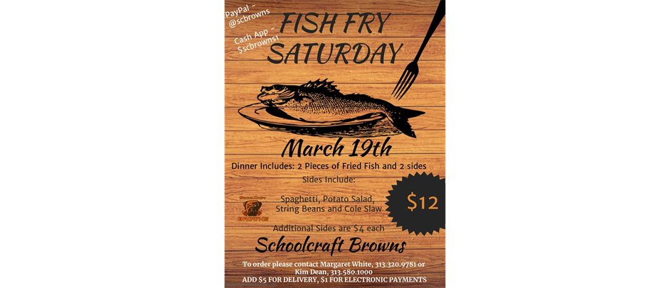 Fish Fry Fundraiser!!  Support!!!